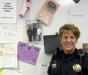 Larimer County School Resource Officer Deputy Nancy Kay Remington.