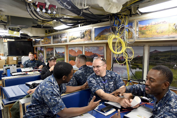John Fielder’s Colorado photos decorate mess and crew’s quarters on USS Colorado