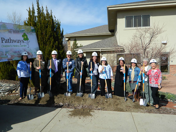 Pathways Breaks Ground on Children’s Healing Garden