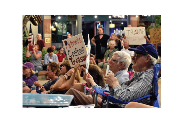 Pop-Up Political Rally in Old Town Square