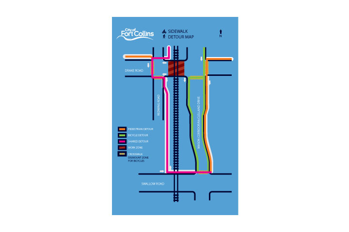 Drake Road to close near McClelland Drive for railroad repairs, Nov. 26-30