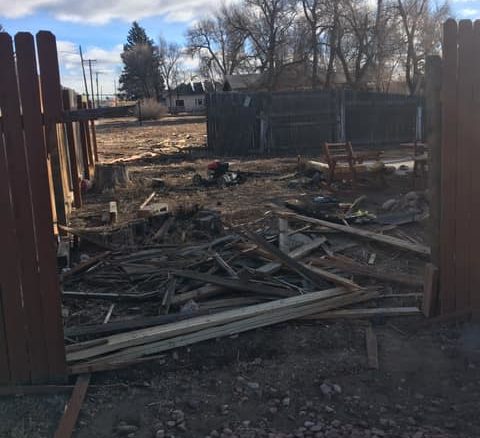 Main Street Wellington fence destroyed by hit and run