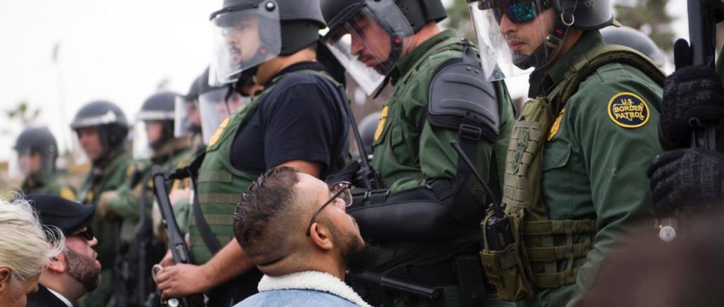 Photo from CAIR Facebook page. I was behind and to the left of this man, but I could see his face clearly, and it was filled with love and peace. It gave me courage.