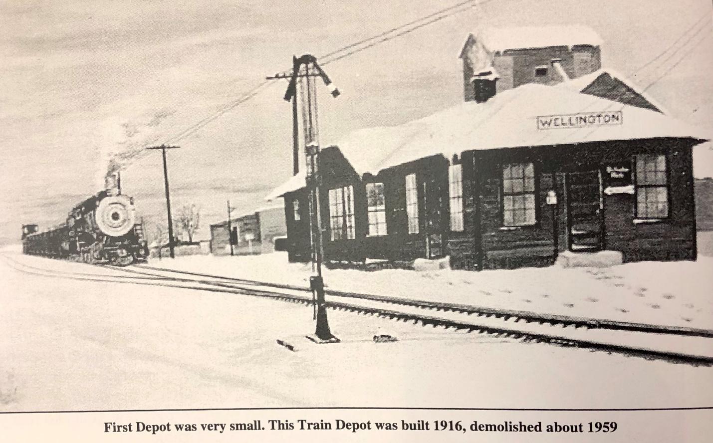 Wellington, the offspring of a railroad company and an irrigation company