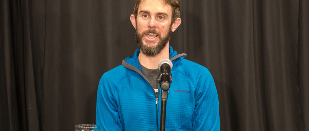 Travis Kauffman and he is the trail runner from Colorado that survived a mountain lion attack