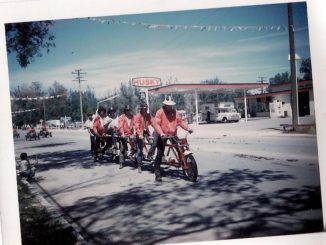 Photo of Well-O-Rama parade, 1971, provided by Colleen Babitz taken by Prue McNaney