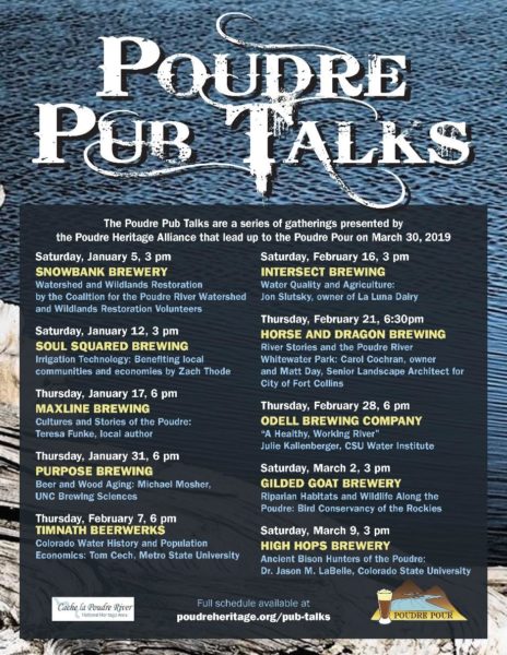 Poudre Pub Talk™ Series EXPERTS DISCUSS WATER ISSUES AT LOCAL CRAFT B