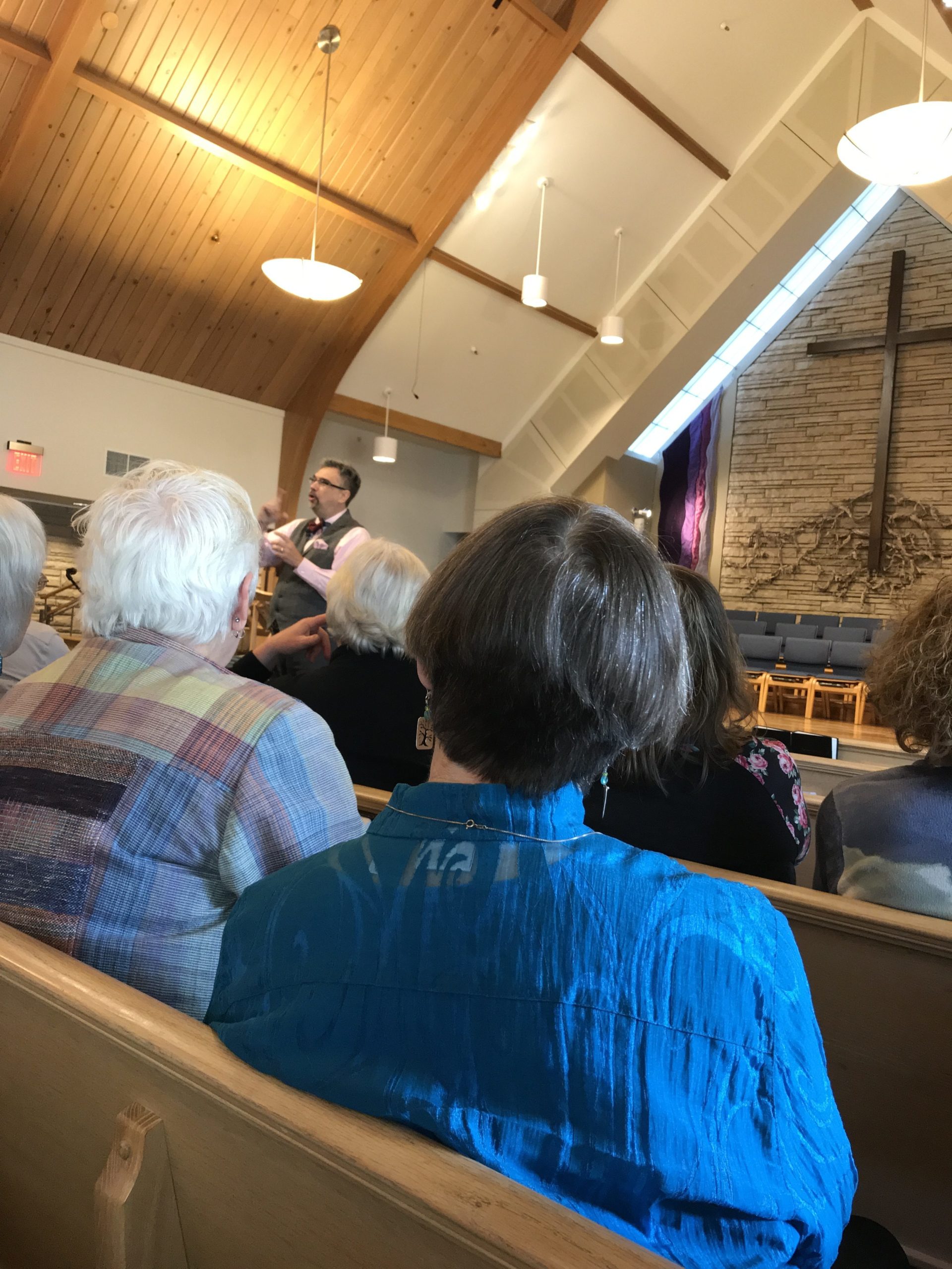Immigrant addresses immigration issues