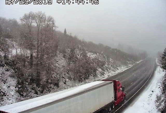 COtrip WEB IMAGE: Unsettled weather is moving into the state. Just before 3:00 p.m. today, roads were slick on many high mountain highways, like US 40 southeast of Steamboat Springs. To view road conditions across Colorado visit COtrip.org.