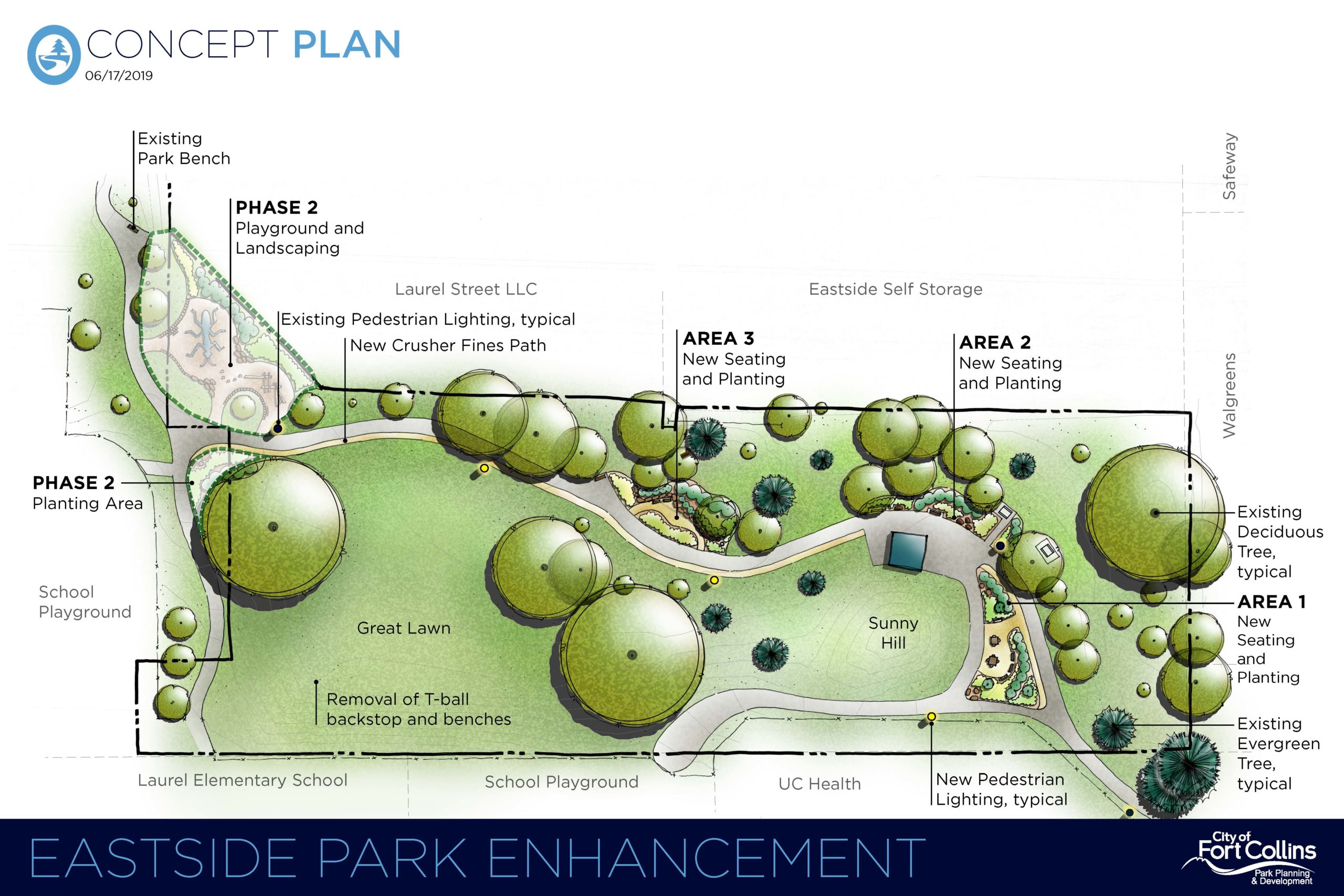 Community Donation Helps to Finish Eastside Park Improvements