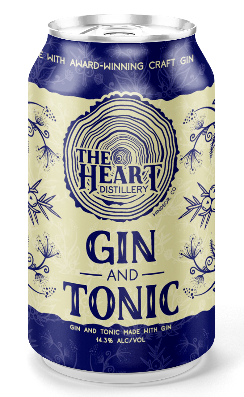 The Heart Distillery Releases Canned Gin & Tonics