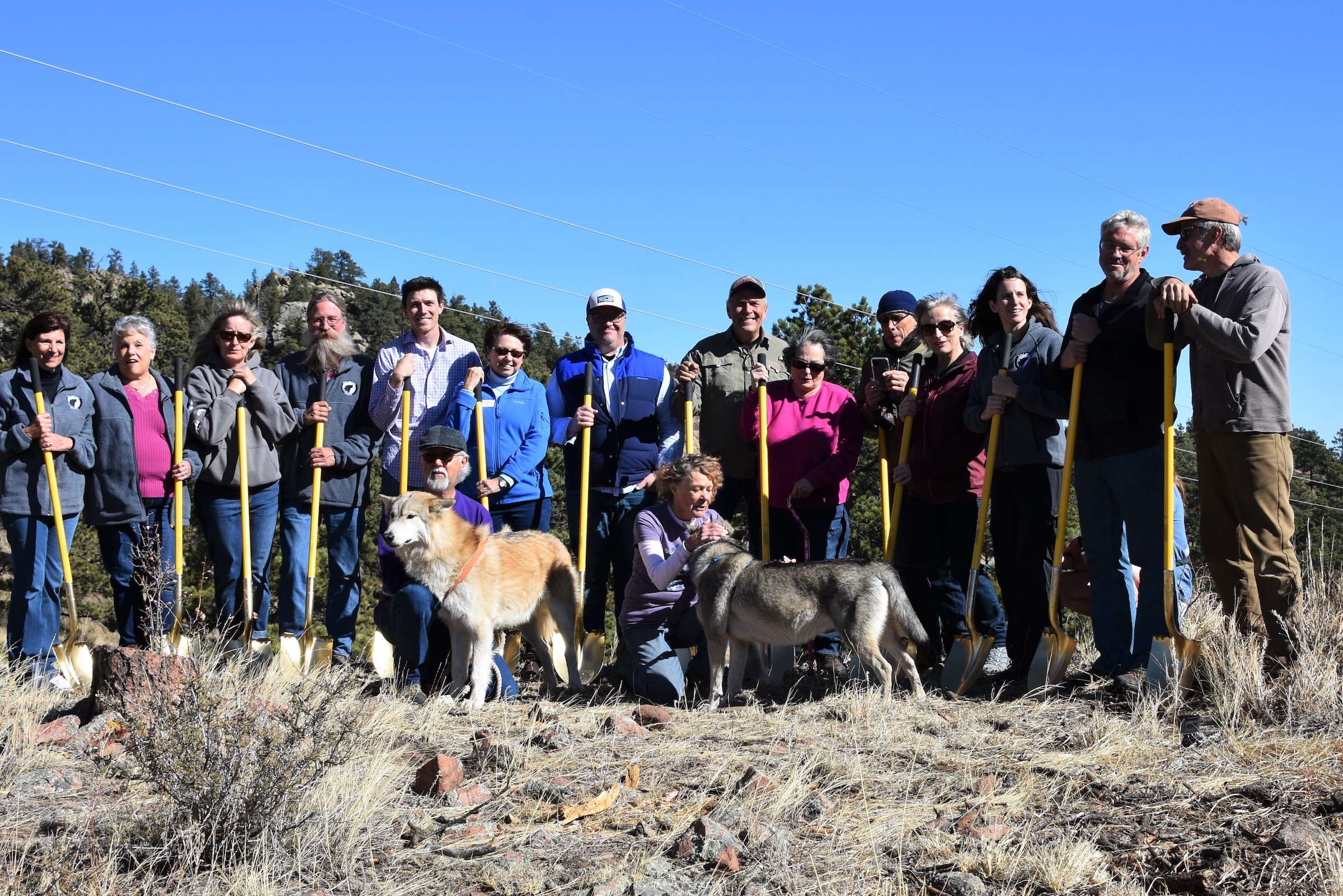 W.O.L.F. Sanctuary Celebrates Ground Breaking Ceremony at New Location