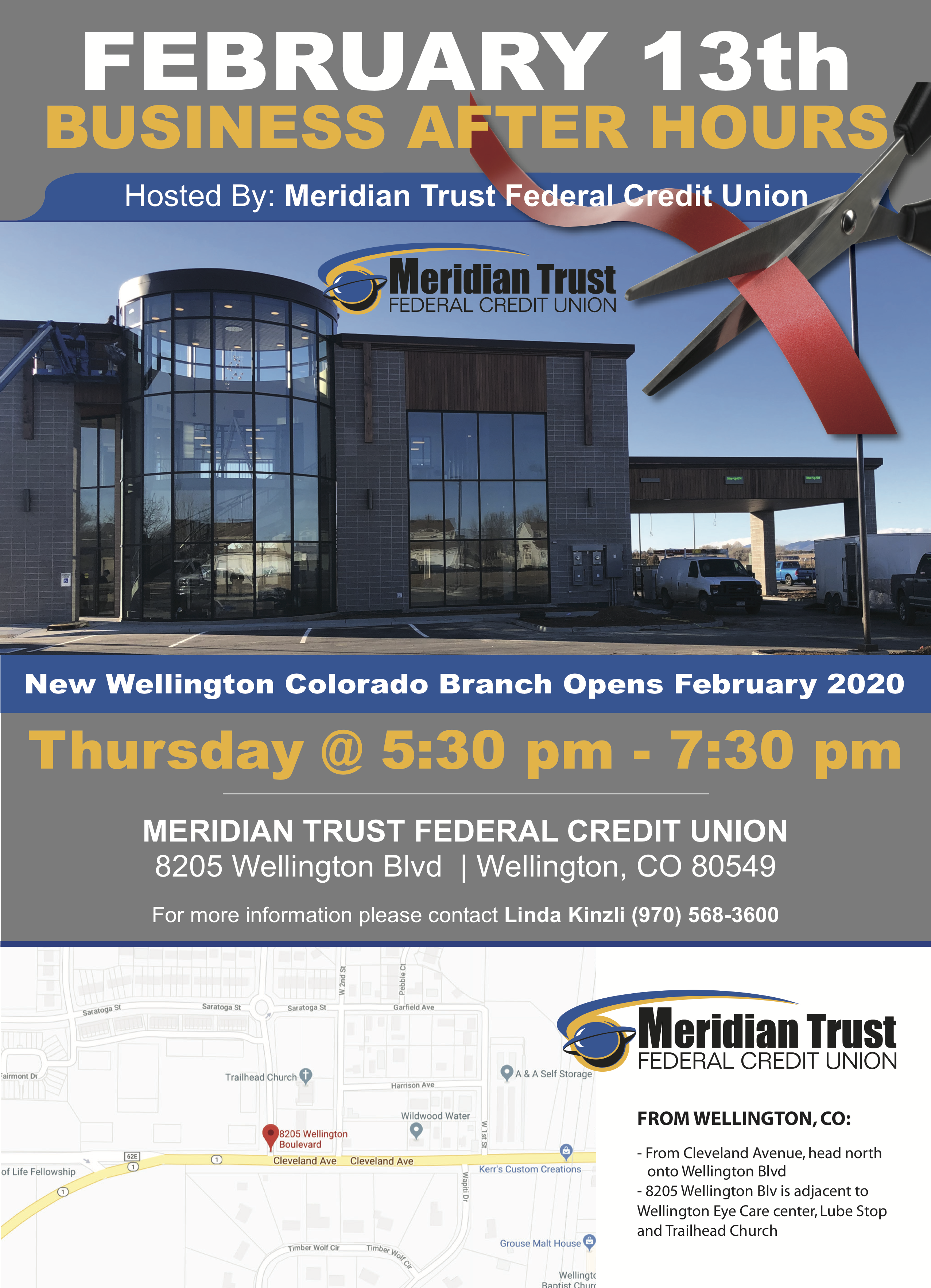 Community to Celebrate the Opening of Meridian Trust Federal Credit Union
