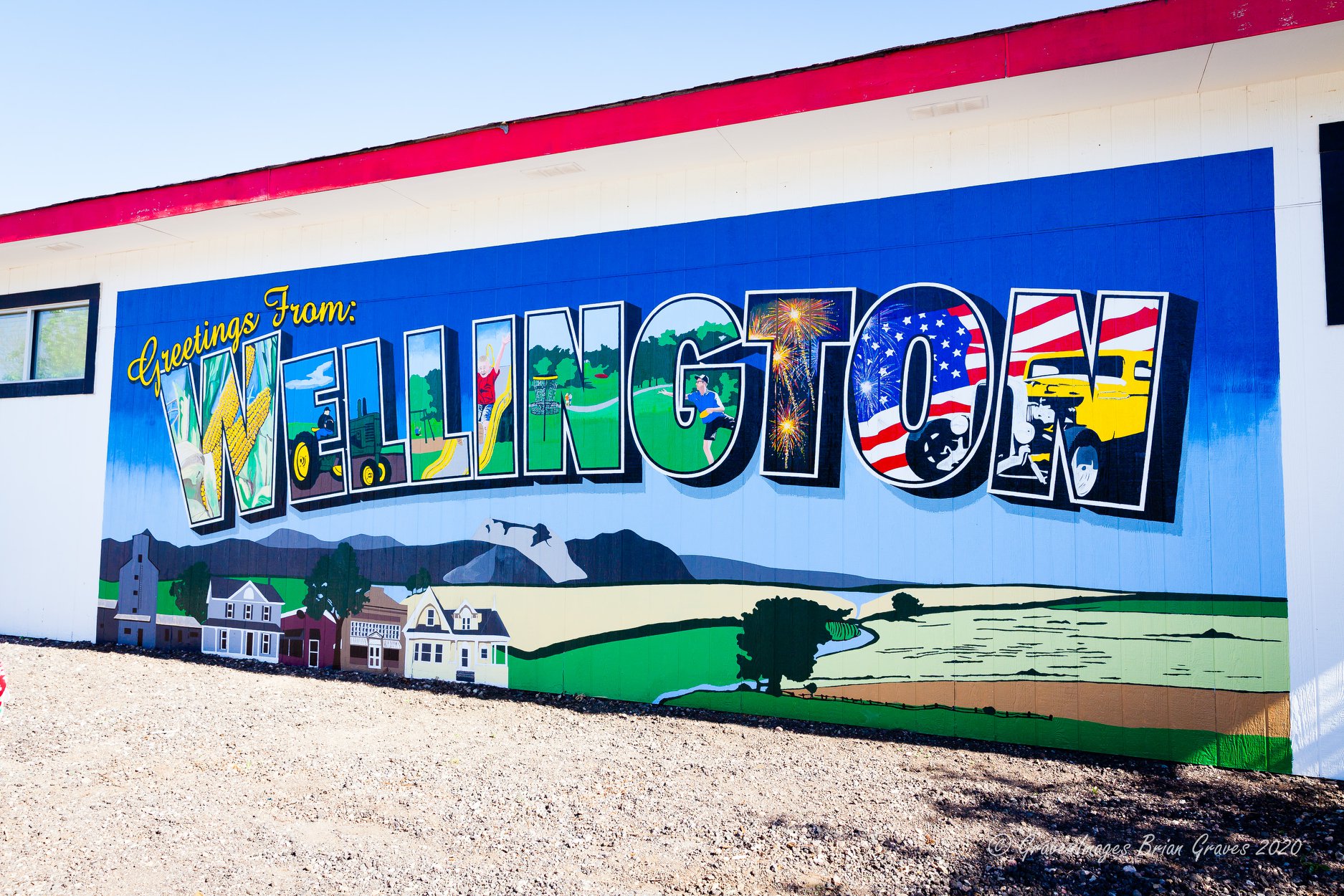 “Greetings from Wellington” Mural Brings Life, Color and Joy to The Community