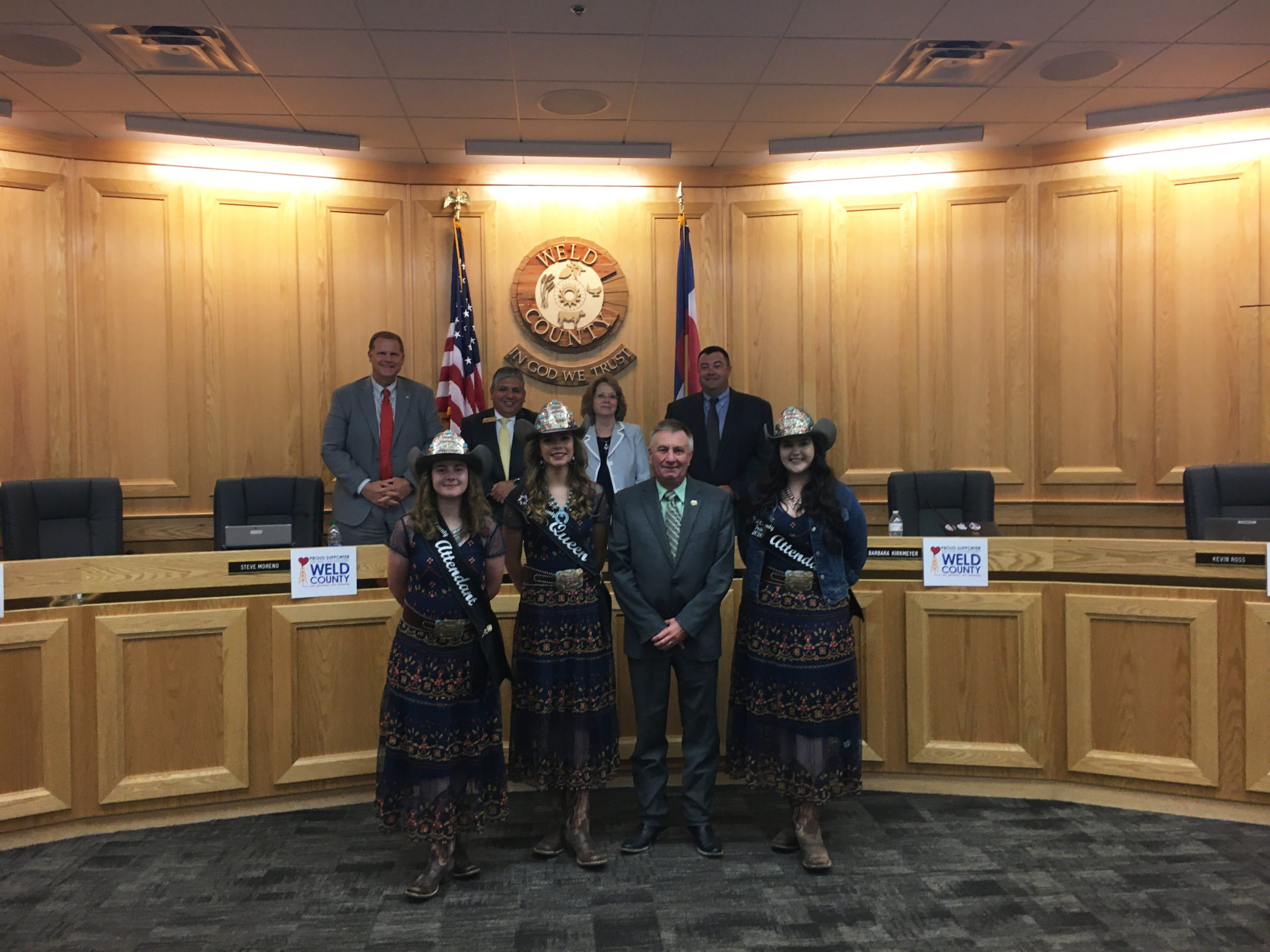 2020 Fair Book Presented to Commissioners by Fair Royalty