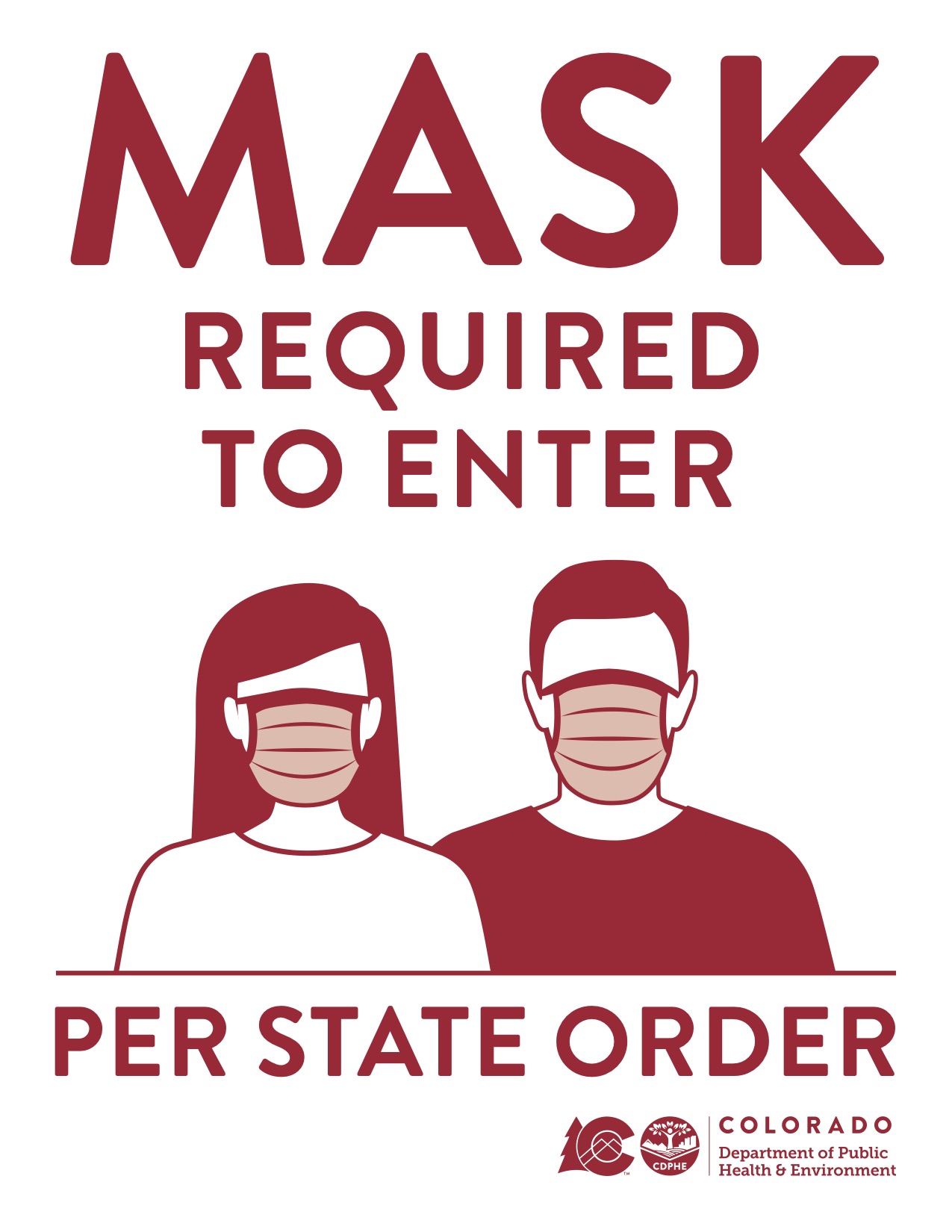 Printable Mask Mandate Sign