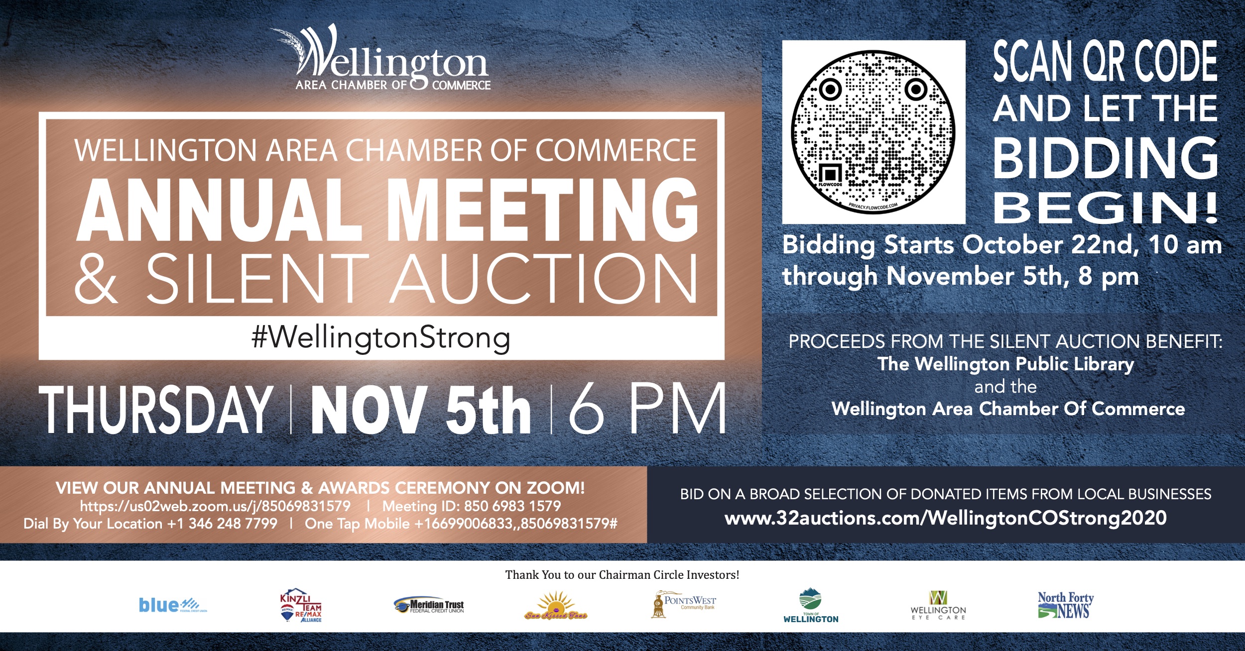 Wellington Chamber of Commerce to hold Online Silent Auction and Annual Meeting