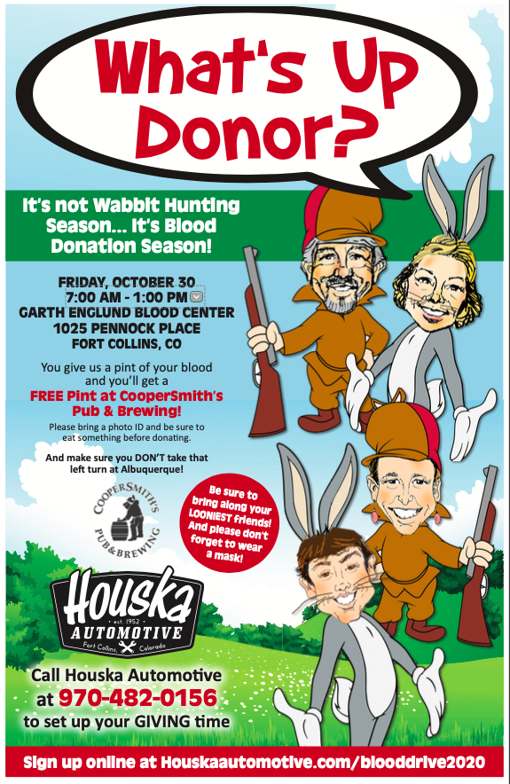 Houska Automotive to Host “What’s up Donor?” Blood Drive