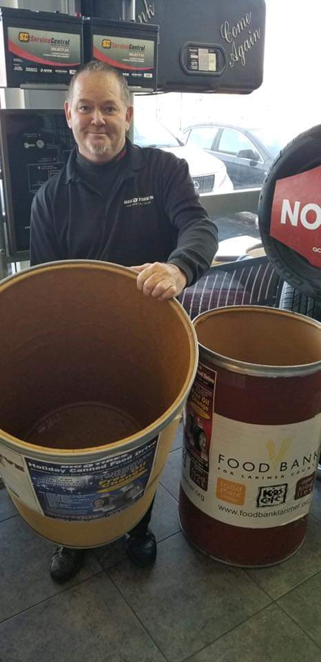 Big O Tires of Loveland to Host Annual Holiday Canned Food Drive