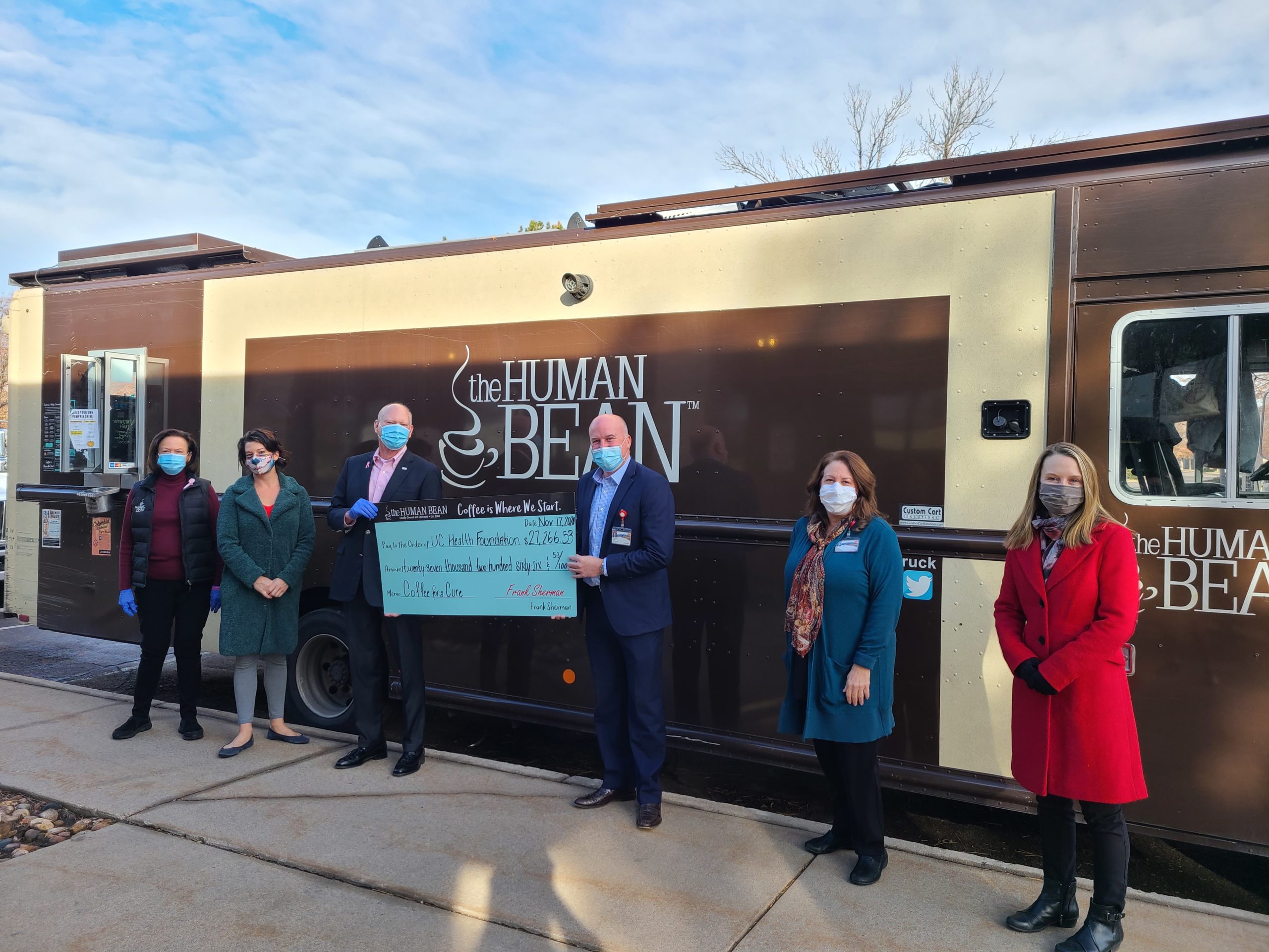 A Total of $54,533.06 Raised by The Human Bean of Northern Colorado for Local Cancer Patients