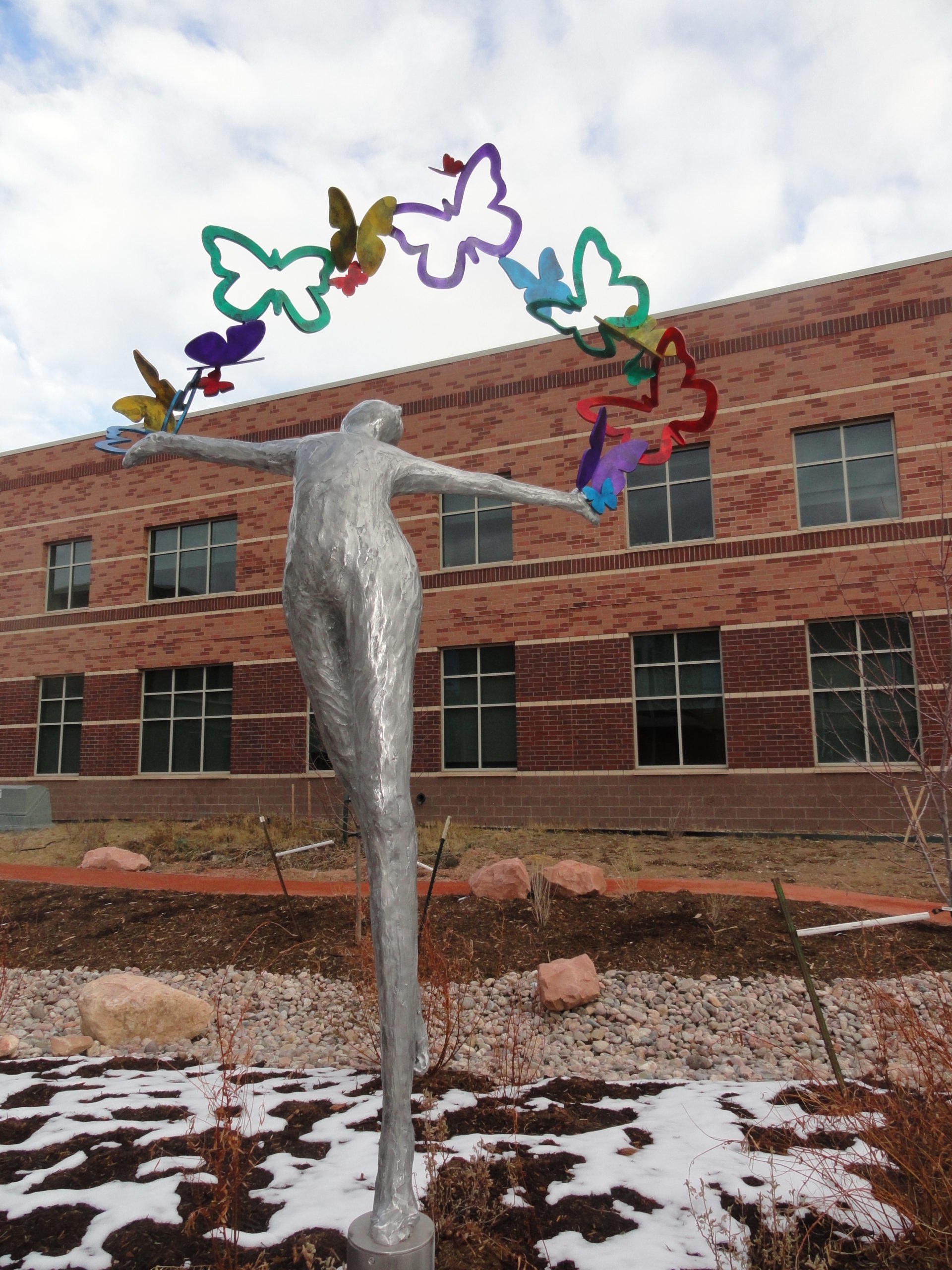 Health Care Career Center Showcases Local Artist with Sculpture Garden