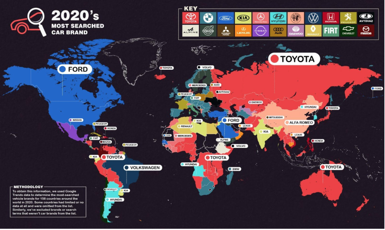 The Most Popular and Searched Car Models In Colorado