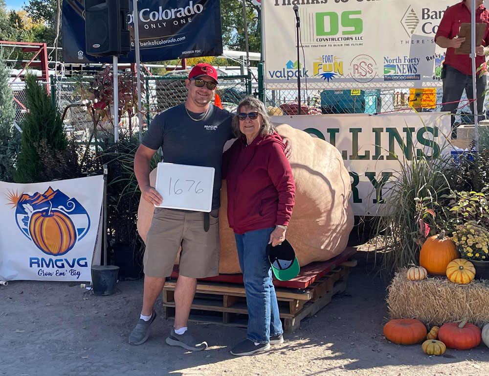New Wyoming State Record Set at Annual Fort Collins Nursery Pumpkin Weigh Off