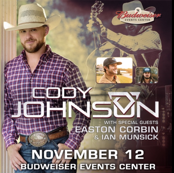 Cody Johnson Roars Back to the Stage at the Budweiser Events Center