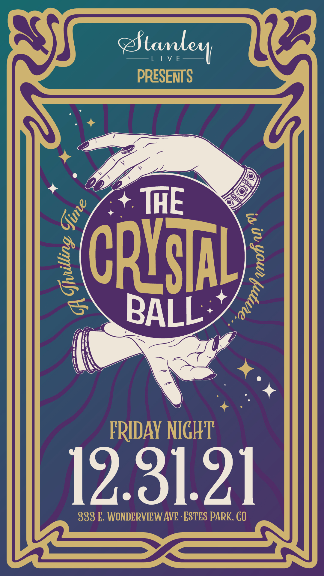 The Stanley Hotel in Estes Park Announces “The Crystal Ball 2021”