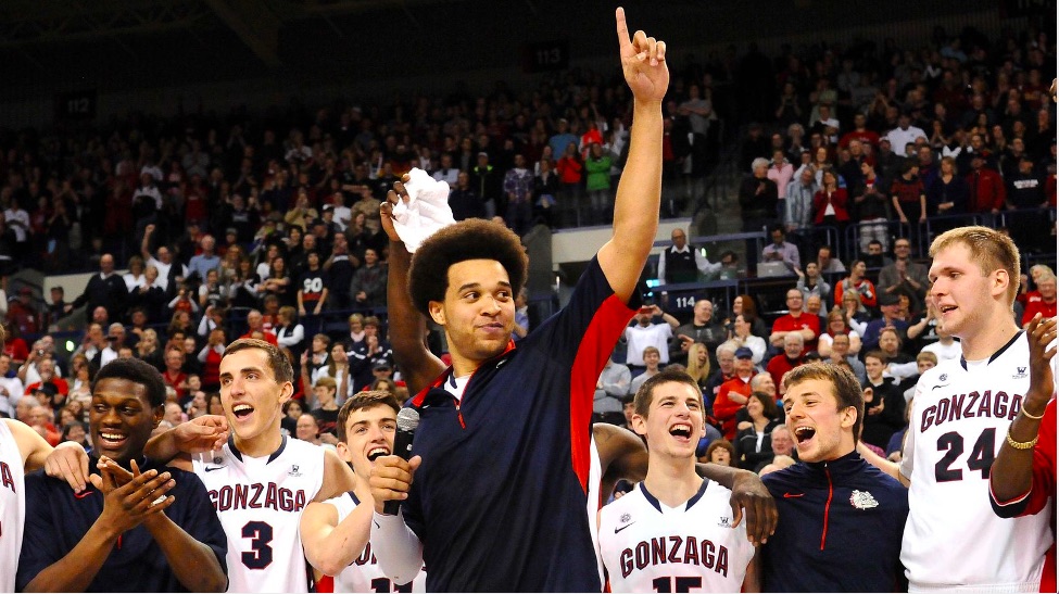 NCAA Championship Favorites Gonzaga Bulldogs Are New No.1 Team in the Country