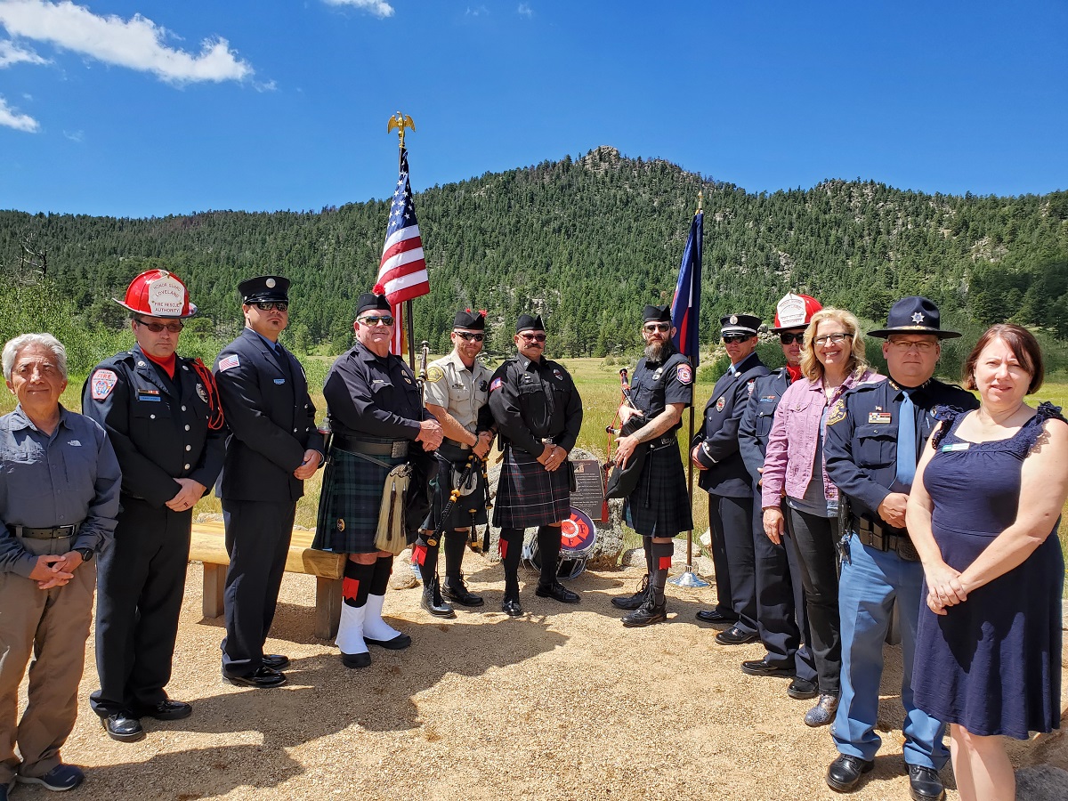 Larimer County Natural Resources Dedicates Fallen Firefighter Memorial