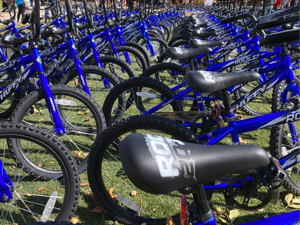 Annual Wish for Wheels FOCO Program Brings Hundreds of New Bikes to Second-Graders