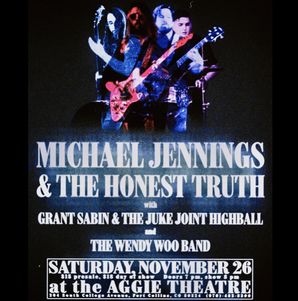 Michael Jennings & The Honest Truth to Come to the Aggie