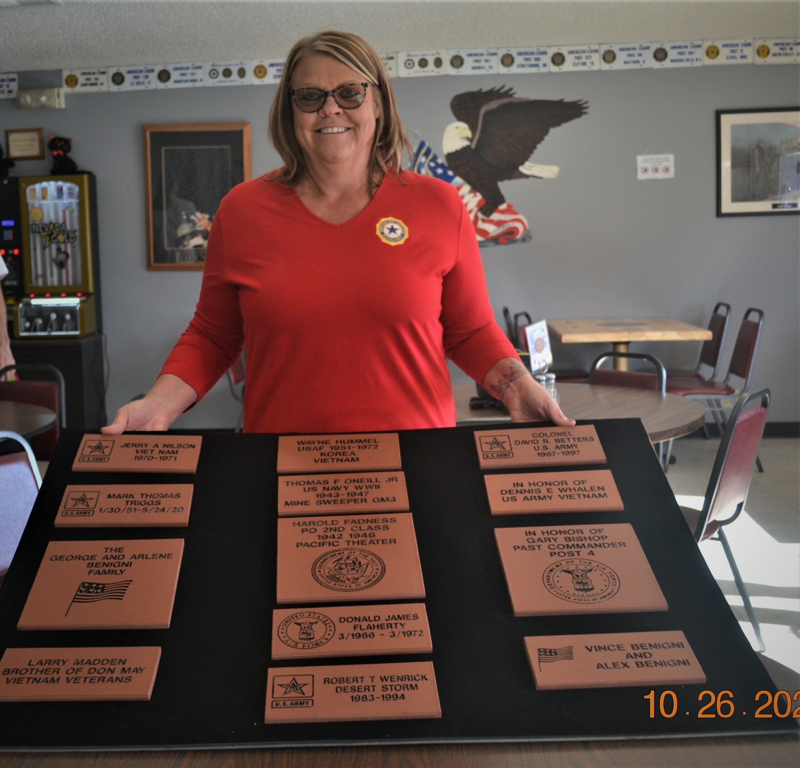 Supporting Veterans for 102 Years, Building an “Honor Wall”