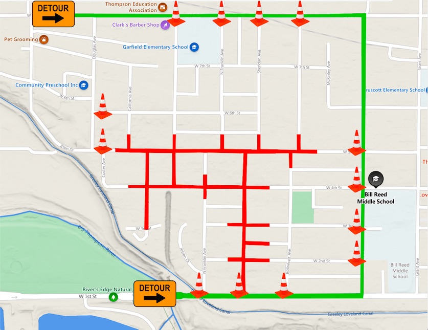 City of Loveland Begins Phase 2 Construction on Garfield Harrison Storm Drainage Improvements Project