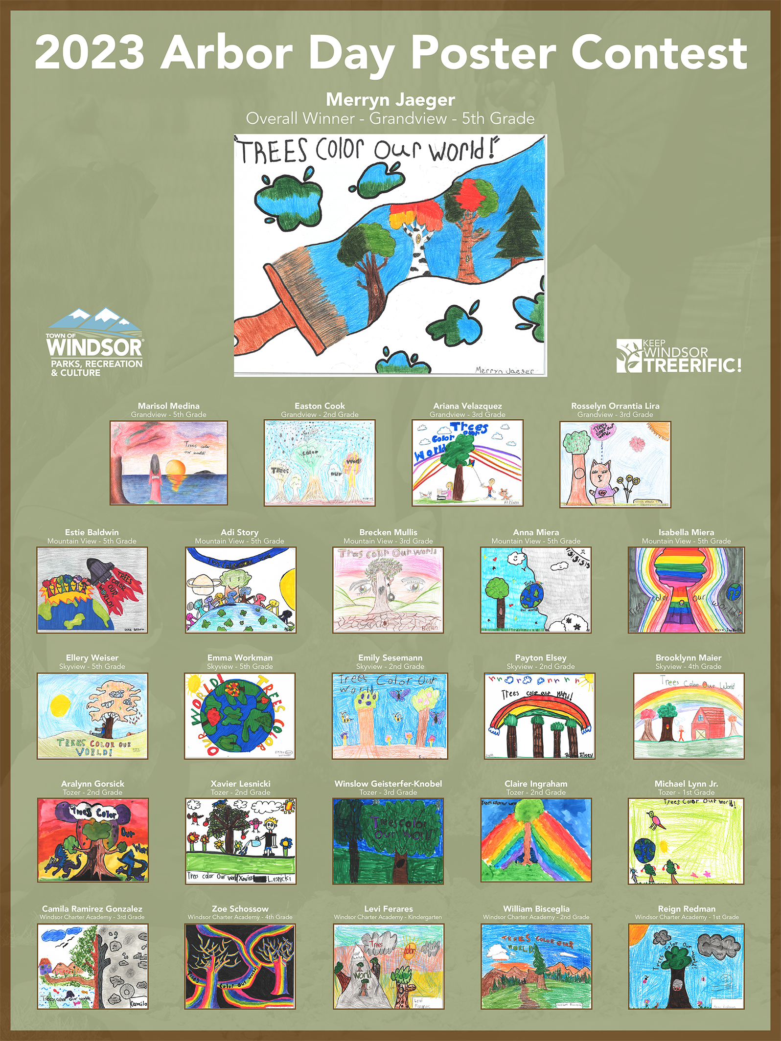 Windsor Arbor Day Contest Winners Announced
