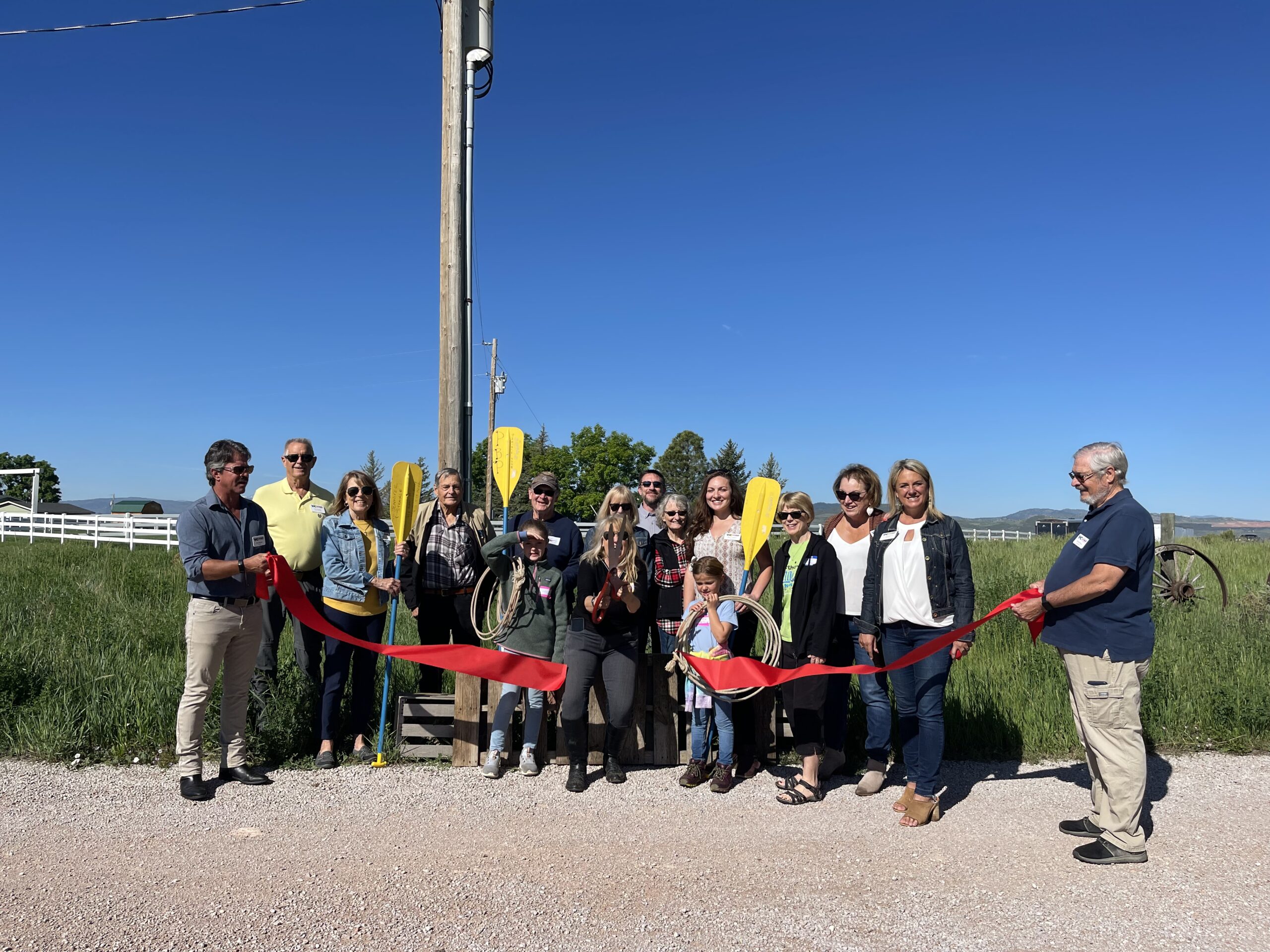 Community Welcomes Saddles to Paddles During Ribbon Cutting Ceremony