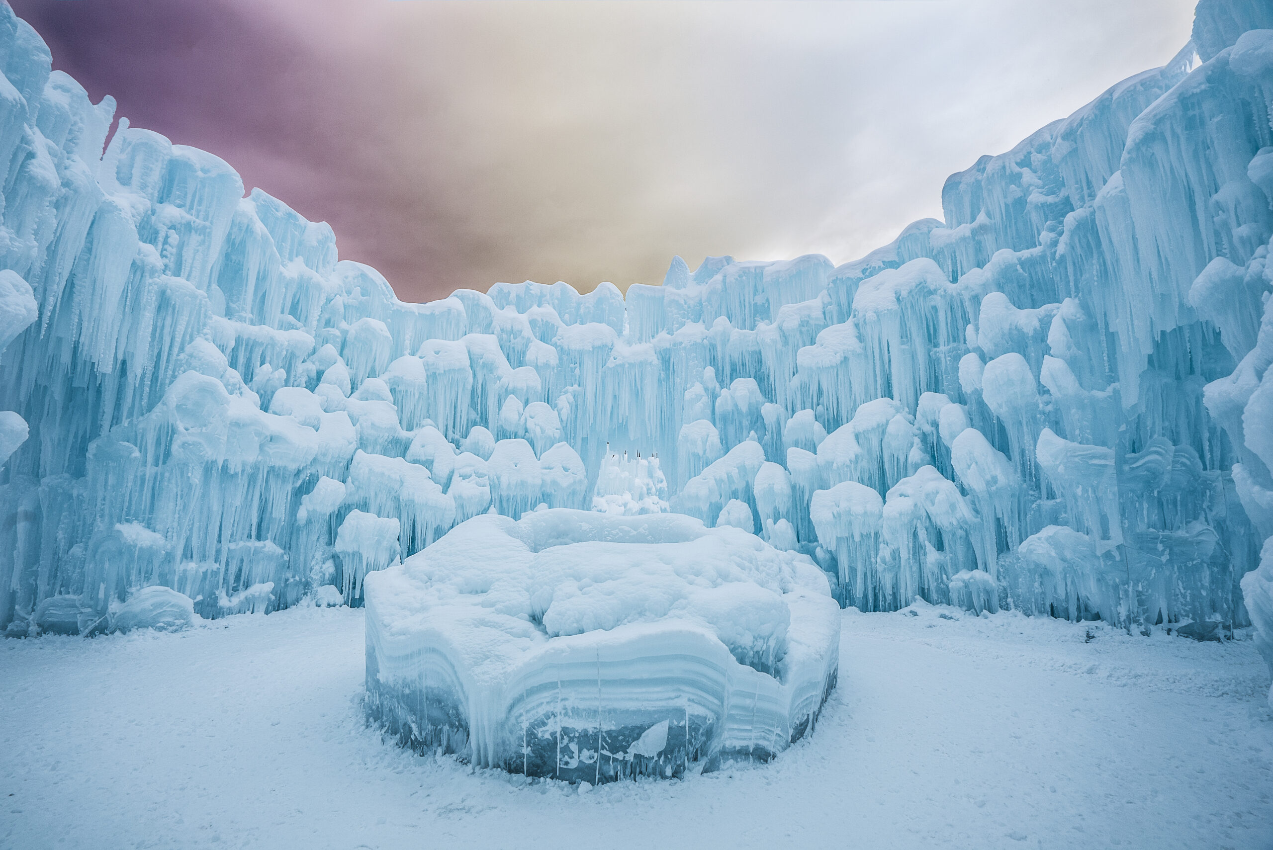 Ice Artists in Cripple Creek Begin Growing Icicles to Create a Manmade Winter Wonderland 