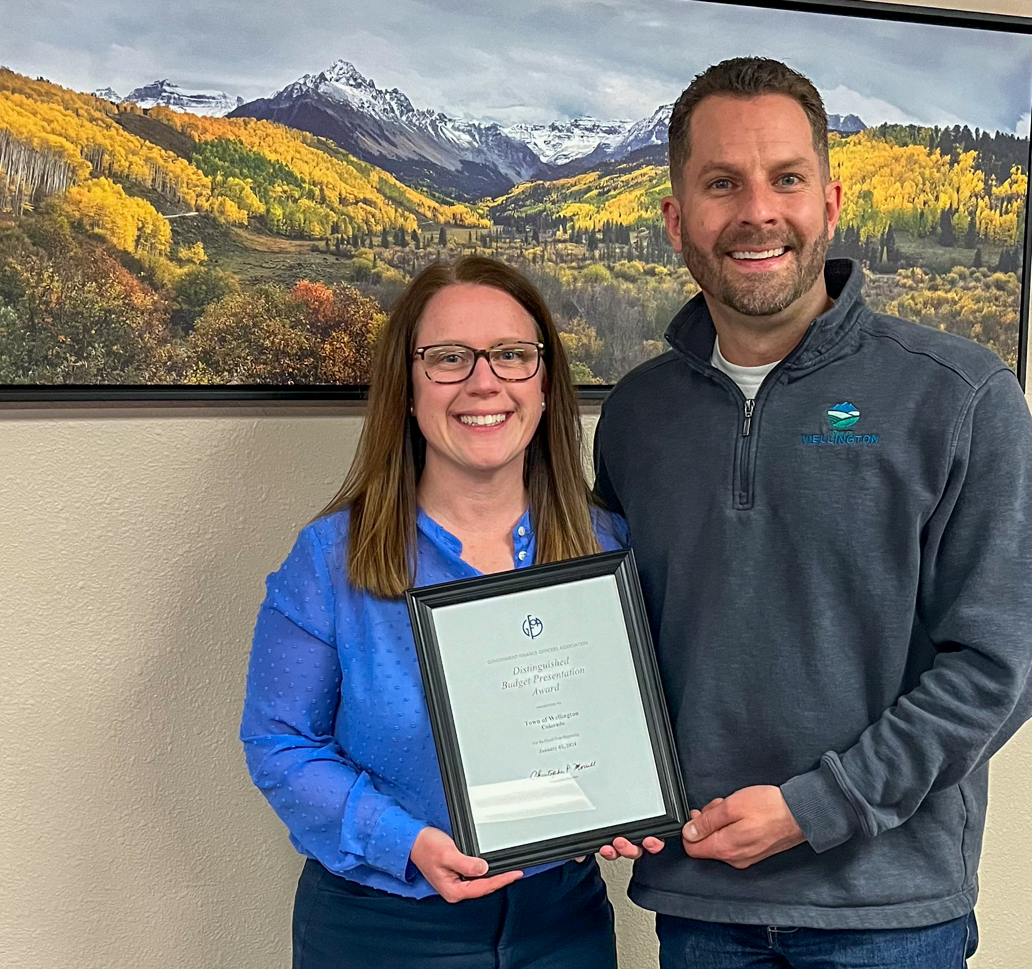 Town of Wellington Earns National Budget Honor