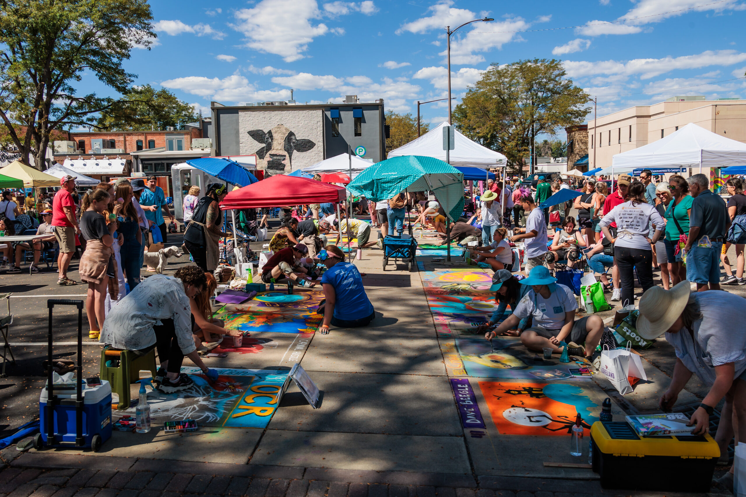 Pastels on 5th Street returns, bringing a street art gallery to downtown Loveland