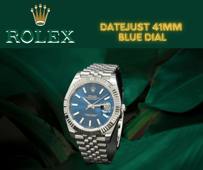 Why the Rolex Datejust 41mm with Blue Stick Dial is a Must-Have for Collectors?