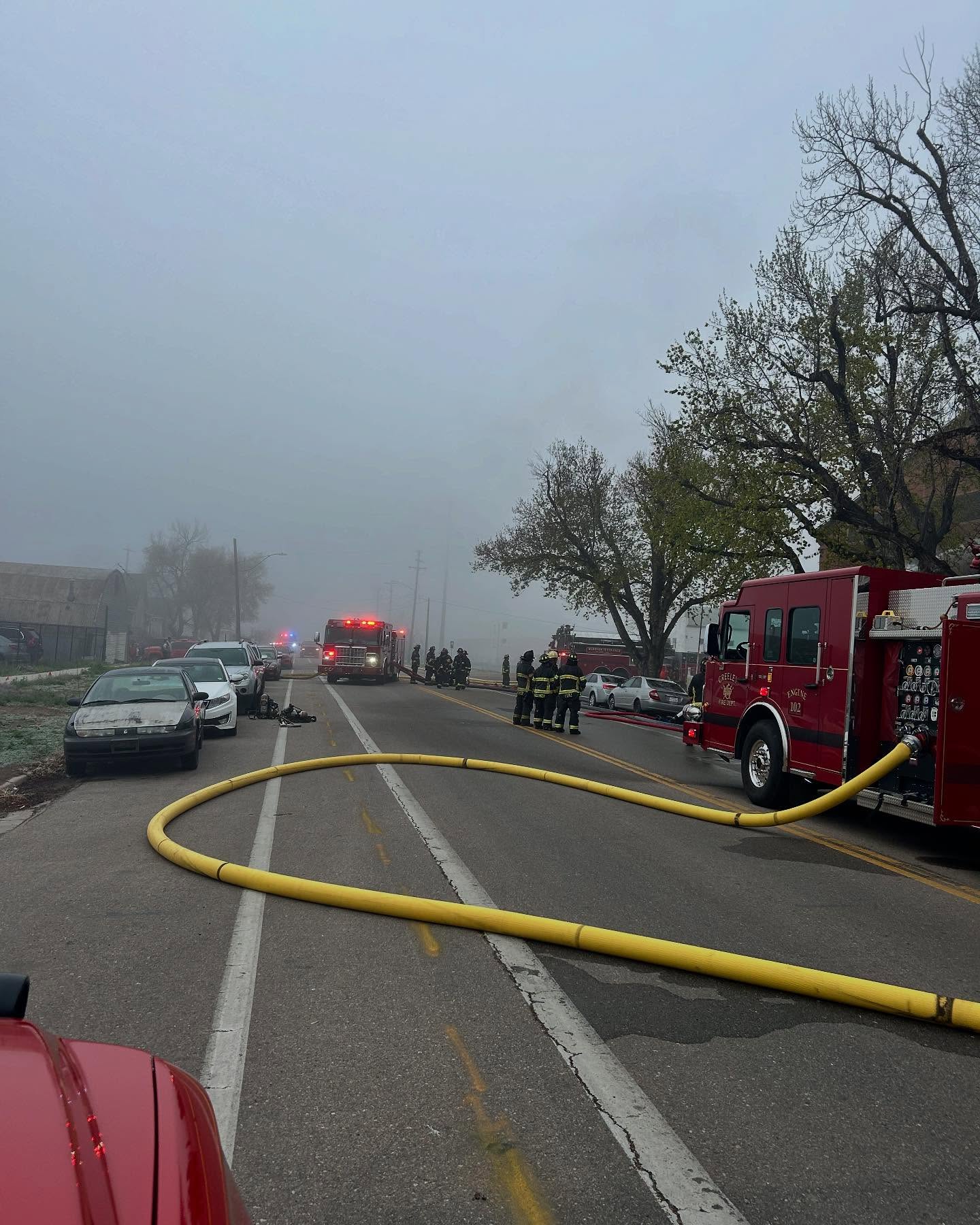 Second Alarm Fire Engulfs Greeley Recycling Business Near 1st Street; Investigation Ongoing