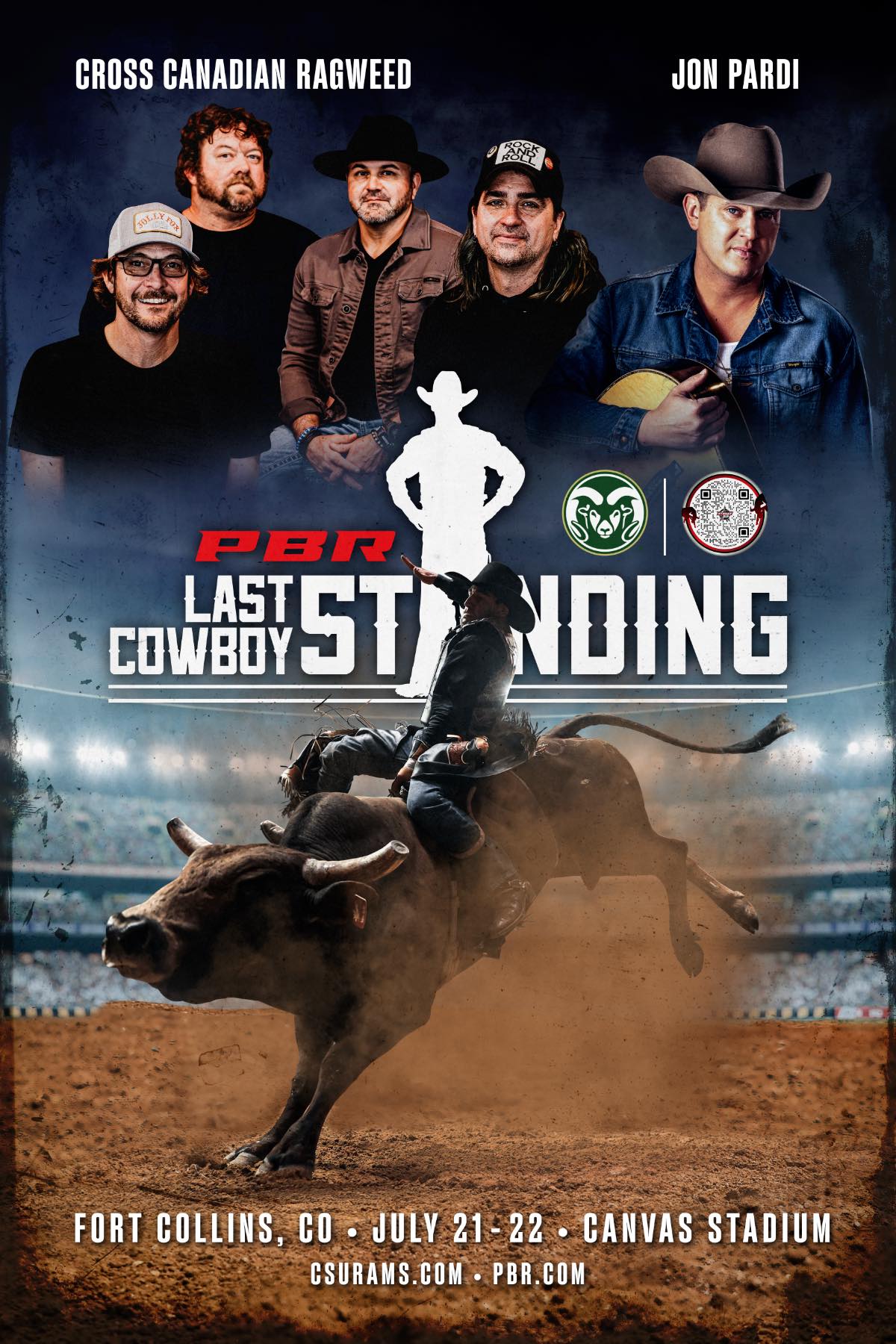 Cross Canadian Ragweed to Headline Opening Night of CSU’s PBR Last Cowboy Standing