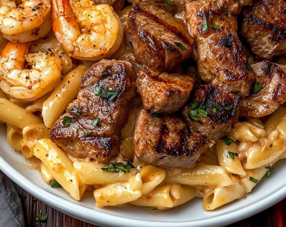 Savoring the Cajun Comforts of Home: Steak, Shrimp, and Alfredo Done Right