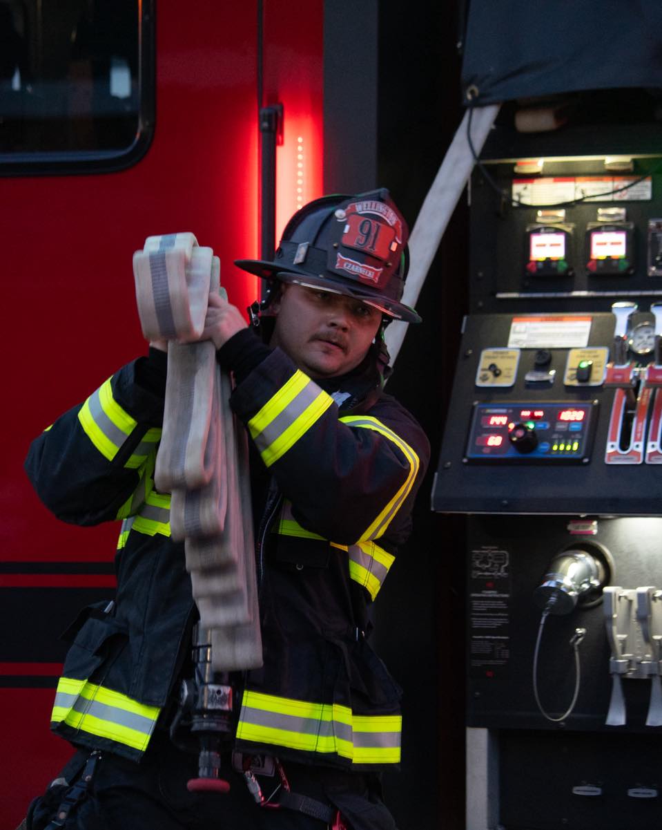 Wellington Firefighters Rescue Residents in House Fire