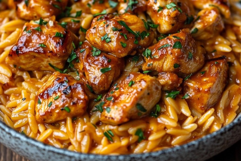 Creamy Chicken & Orzo Skillet Brings Restaurant Flavor to Family Dinner