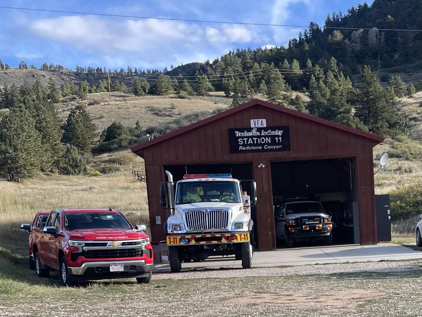 Poudre Fire Authority Begins Remodel of Volunteer Station 11 in Redstone Canyon