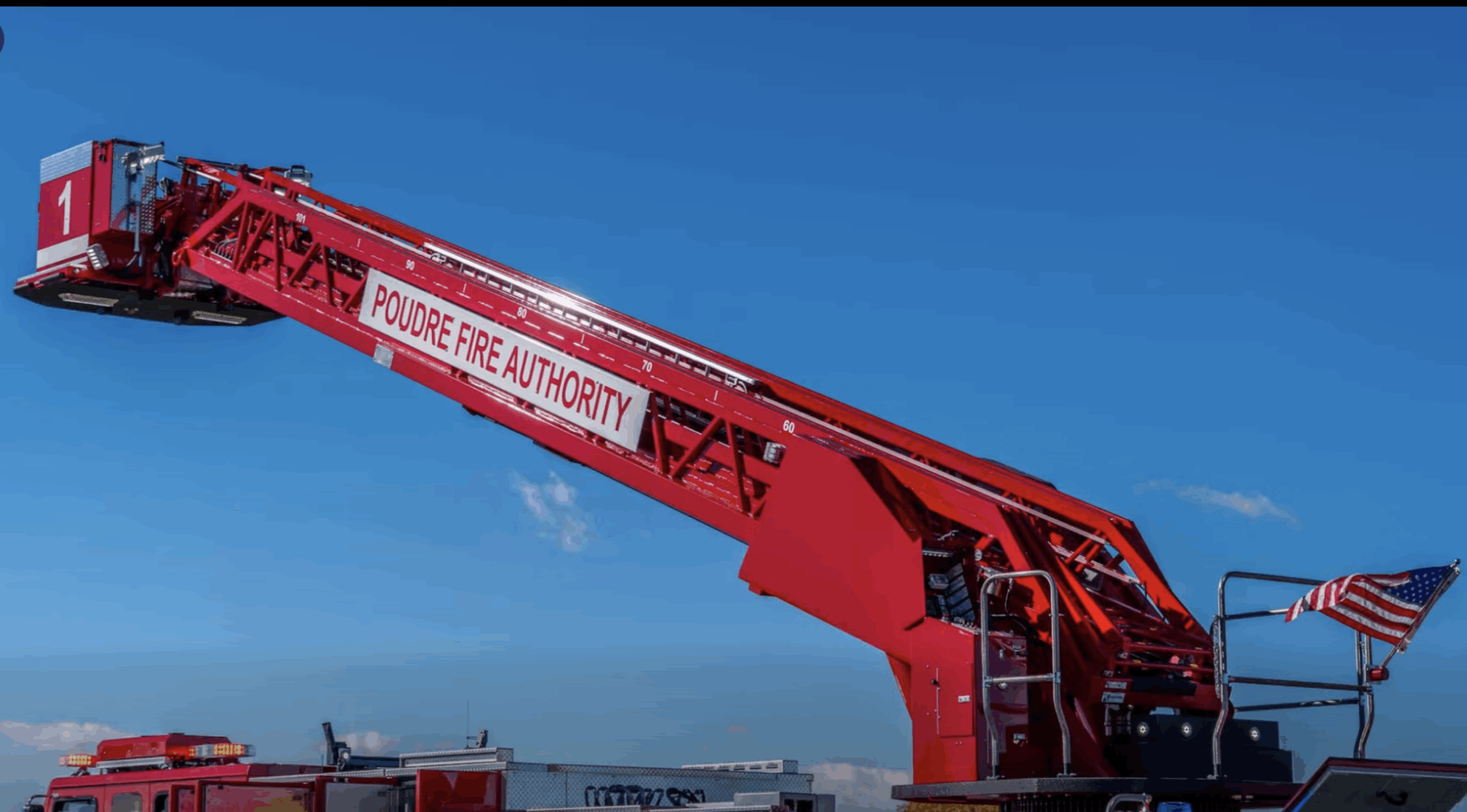 Poudre Fire Authority Rolls Out New Tower 1 in Fort Collins
