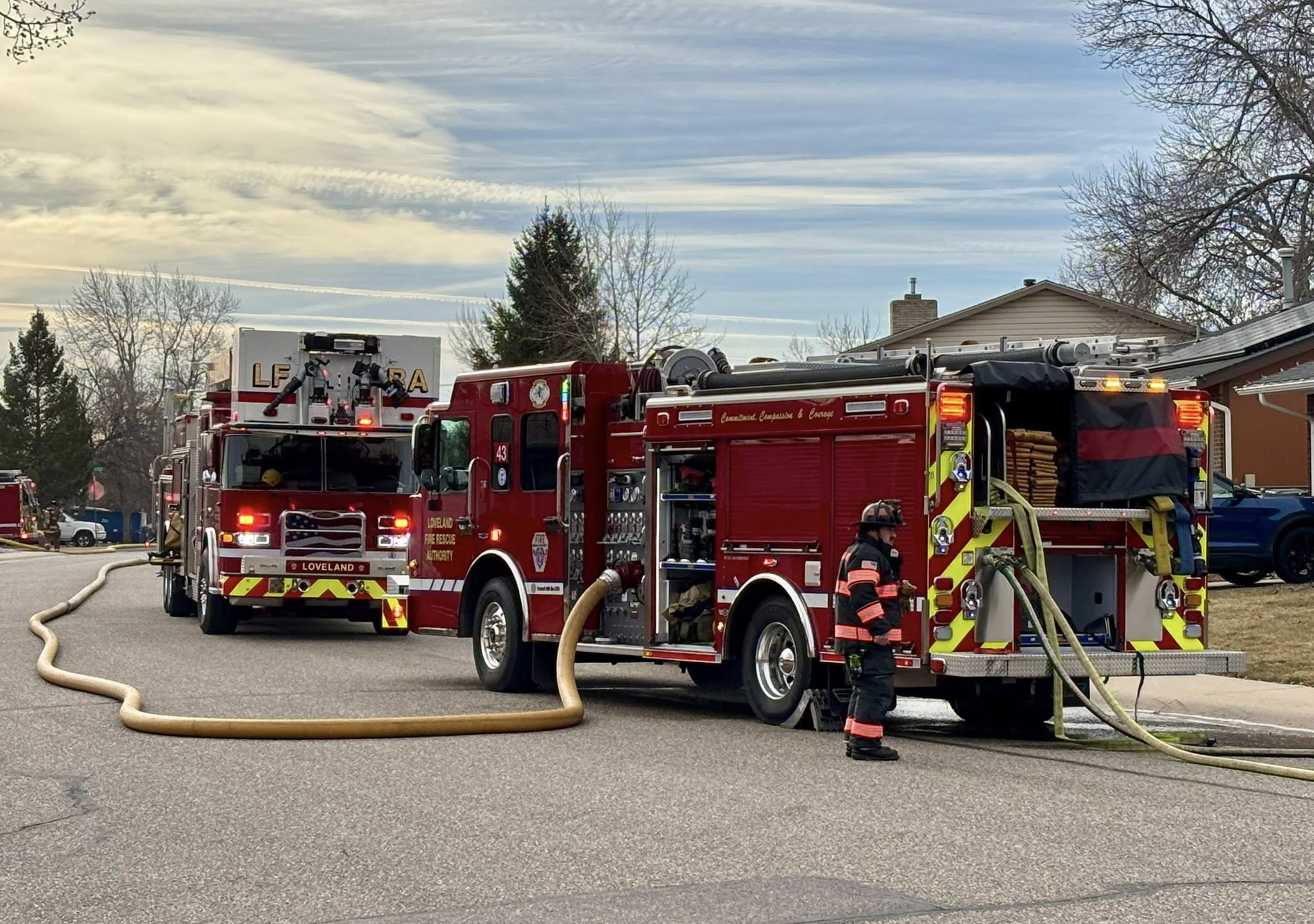 Firefighters Rescue Resident From Loveland Home Fire