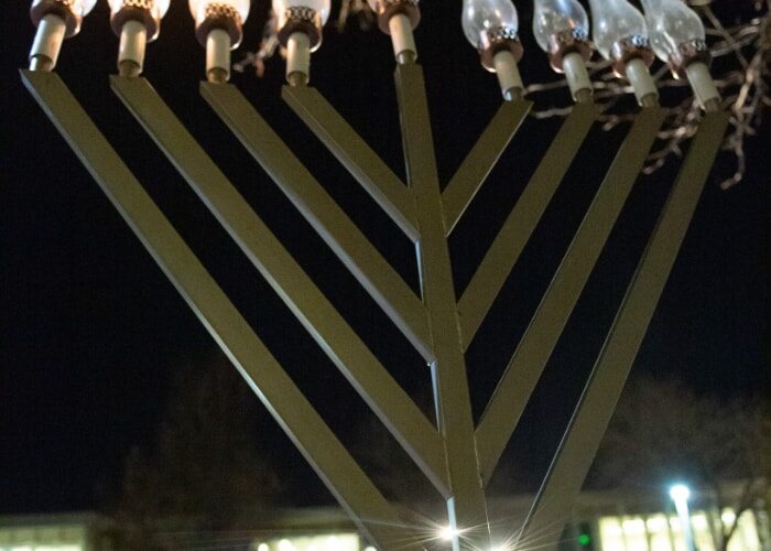 Greeley Menorah Lighting Marks Chanukah Downtown
